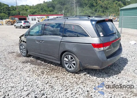 2014 Honda Odyssey Touring/Touring Elite из США, поврежденный, VIN 5FNRL5H92EB018457